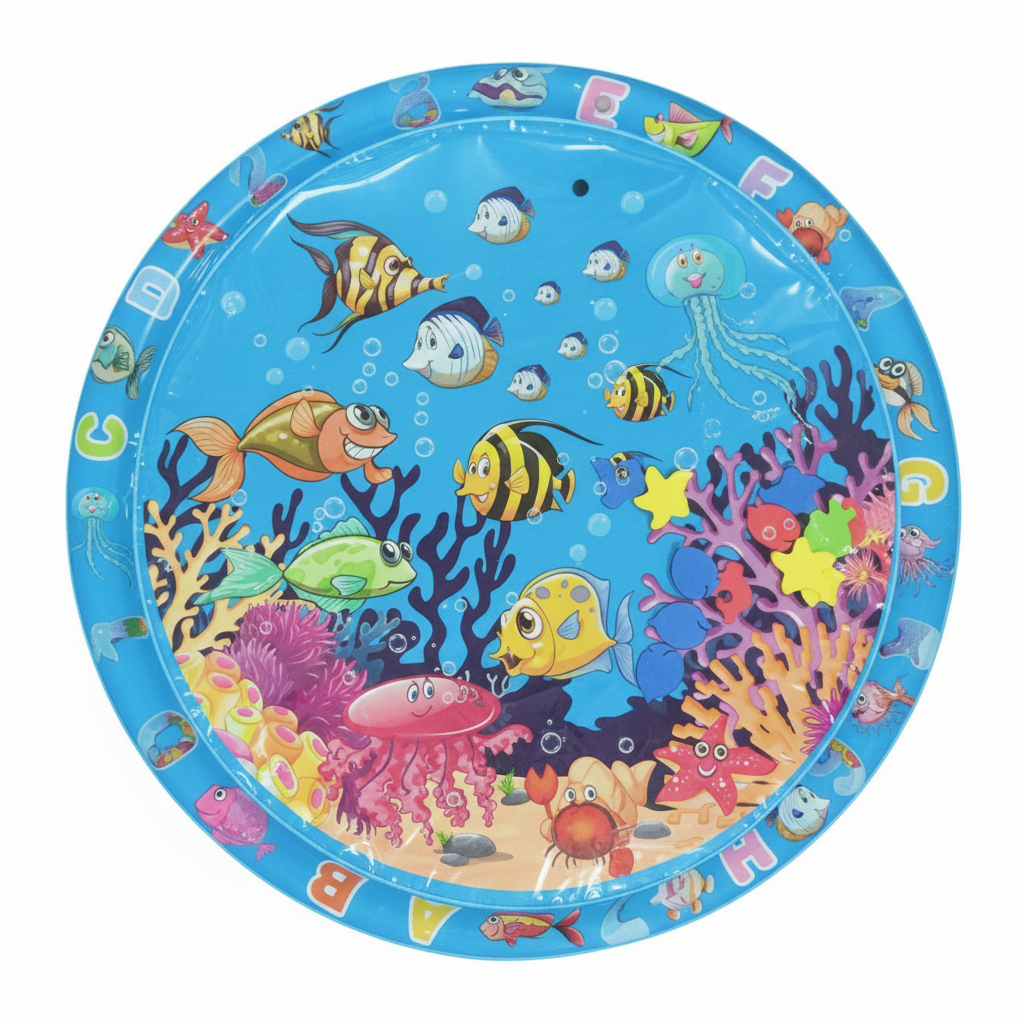 TinyWave – Munter & utviklende – Sensorisk vannmatte for babyer
