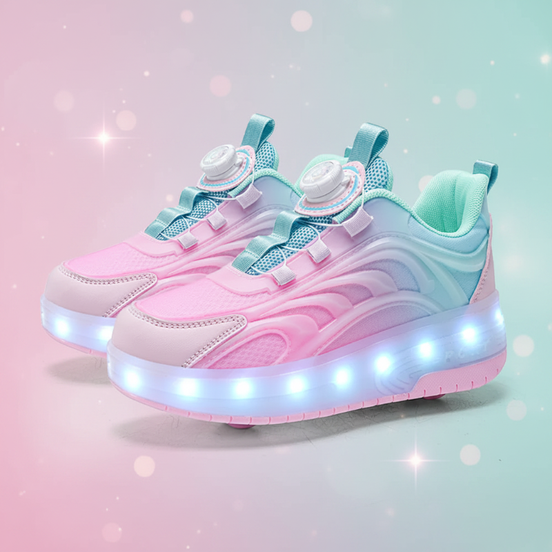Light-Up Skate Shoes – LED & Komfortable – Selvlysende rullesko