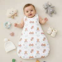 Thumbnail for LittleDreams – Myk og pustende – Sovepose til baby uten ermer