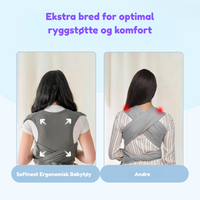 Thumbnail for SoftNest - Komfortabel, pustende og sikker – ergonomisk bæresele til babyer
