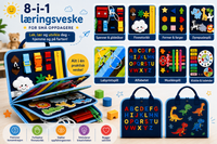 Thumbnail for 7-in-1 Busy Board – Motorikk og læring – Aktivitetstavle