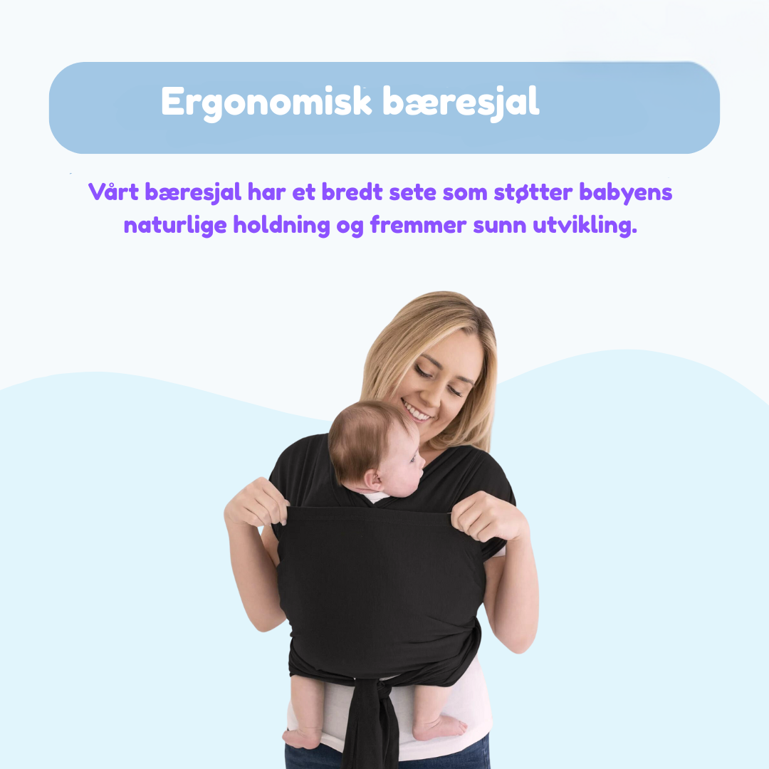 SoftNest - Komfortabel, pustende og sikker – ergonomisk bæresele til babyer