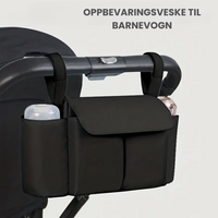 Thumbnail for ToddlerOrganizer – Vannavvisende og romslig – Barnevognorganiser med flaskeholdere