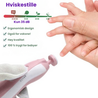 Thumbnail for SafeCare – Støysvakt og sikkert – Elektrisk neglefilsett til babyer