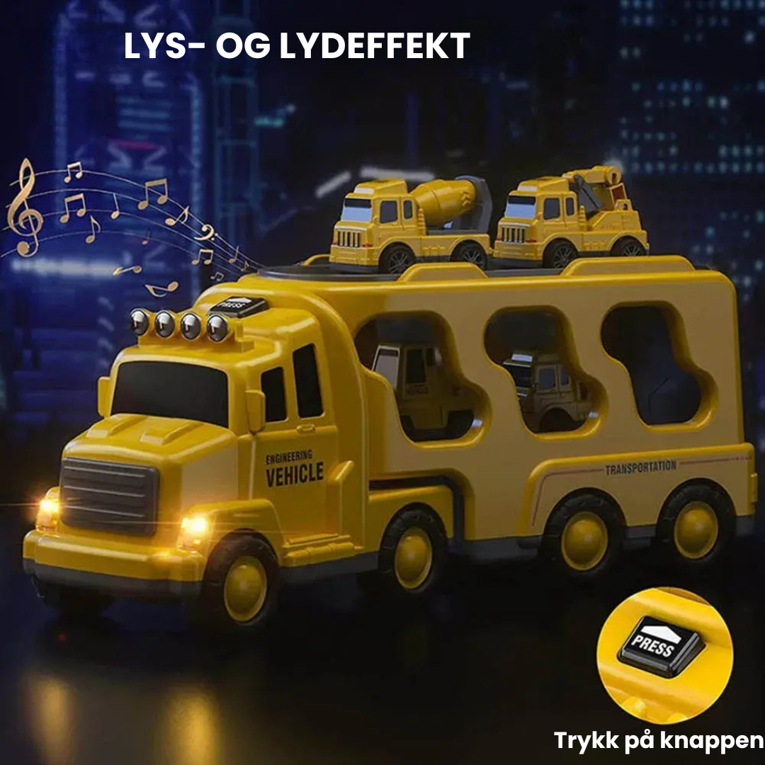 Magic Car City - Bil med lys og musikk - leketransportbil