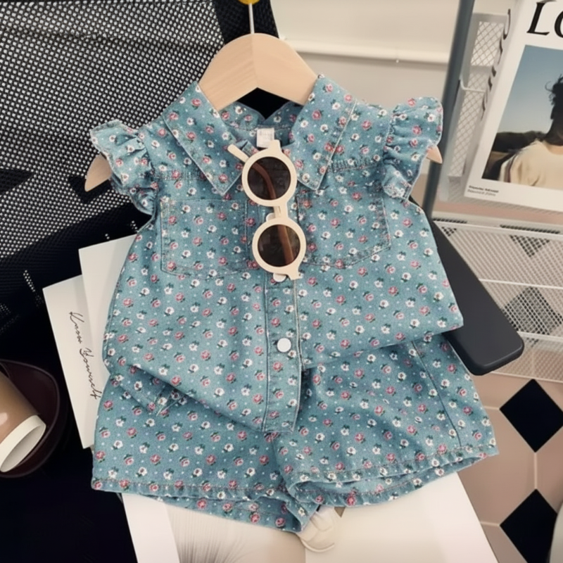 Mini Fashion - Blomstrete og søt - Sommersett