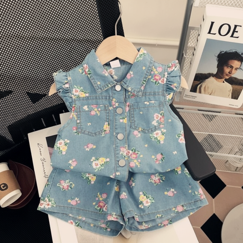 Mini Fashion - Blomstrete og søt - Sommersett