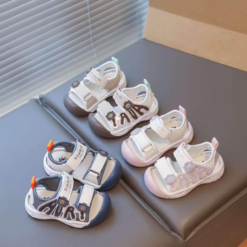 Mini Fashion™ - Pustende design – barnesandaler