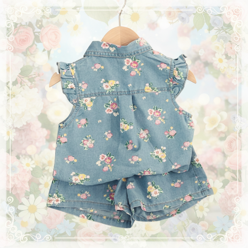 Mini Fashion - Blomstrete og søt - Sommersett