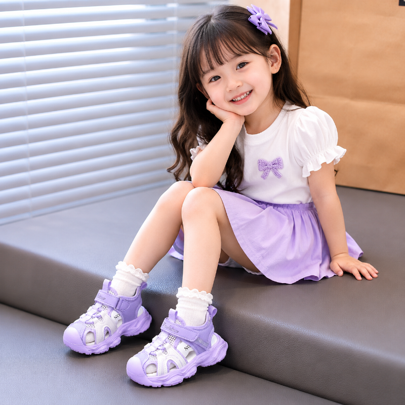 Mini Fashion™ - Pustende design – barnesandaler