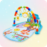 Thumbnail for Musical Baby Play Gym – Fargerikt og lærerikt – Baby Gym-teppe