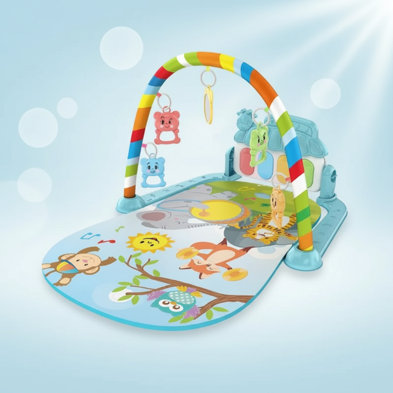Musical Baby Play Gym – Fargerikt og lærerikt – Baby Gym-teppe