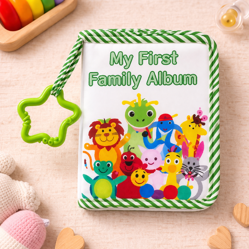Baby Photo Album – Myk & Minner – Fotobok i stoff