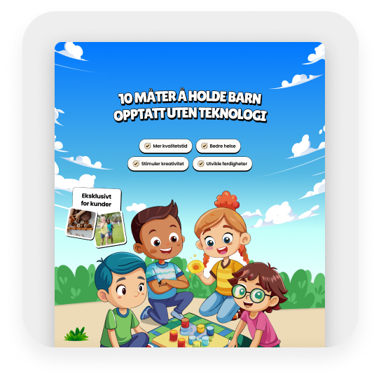 Gratis e-bok – 10 skjermfrie ideer for barn