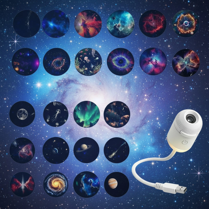 NightSky – Dimmbar og magisk på soverommet – LED Galaxy-lampe
