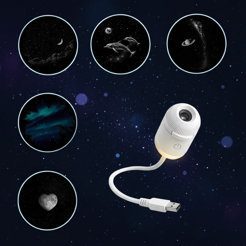 NightSky – Dimmbar og magisk på soverommet – LED Galaxy-lampe