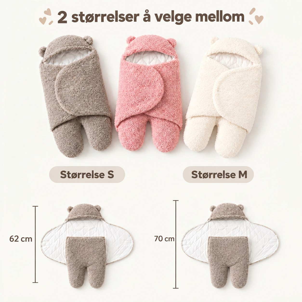 SnuggleBear - Varm klem til babyen - Mykt og deilig