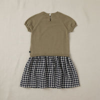Thumbnail for Plaid Patchwork Dress – Trendy og luftig – rutete kjole