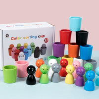 Thumbnail for Fargekanal – Læring og oppdagelse – Montessori-fargesorteringsspill i tre