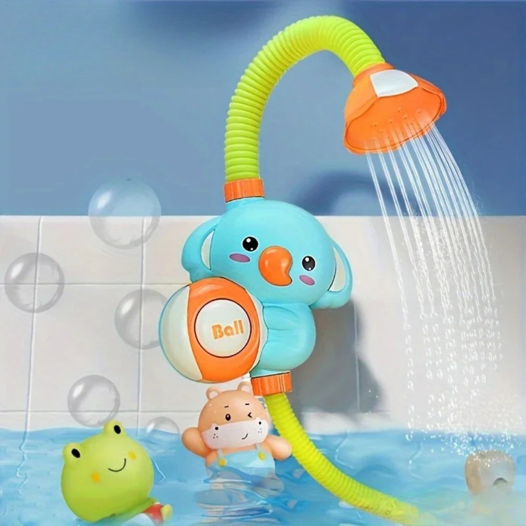 Elephant Shower Set™ – Plaskende moro i badekaret - dusjhode for badekar