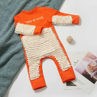 Thumbnail for TinyCleaner – Myk og praktisk – babyjumpsuit til å krype og leke i