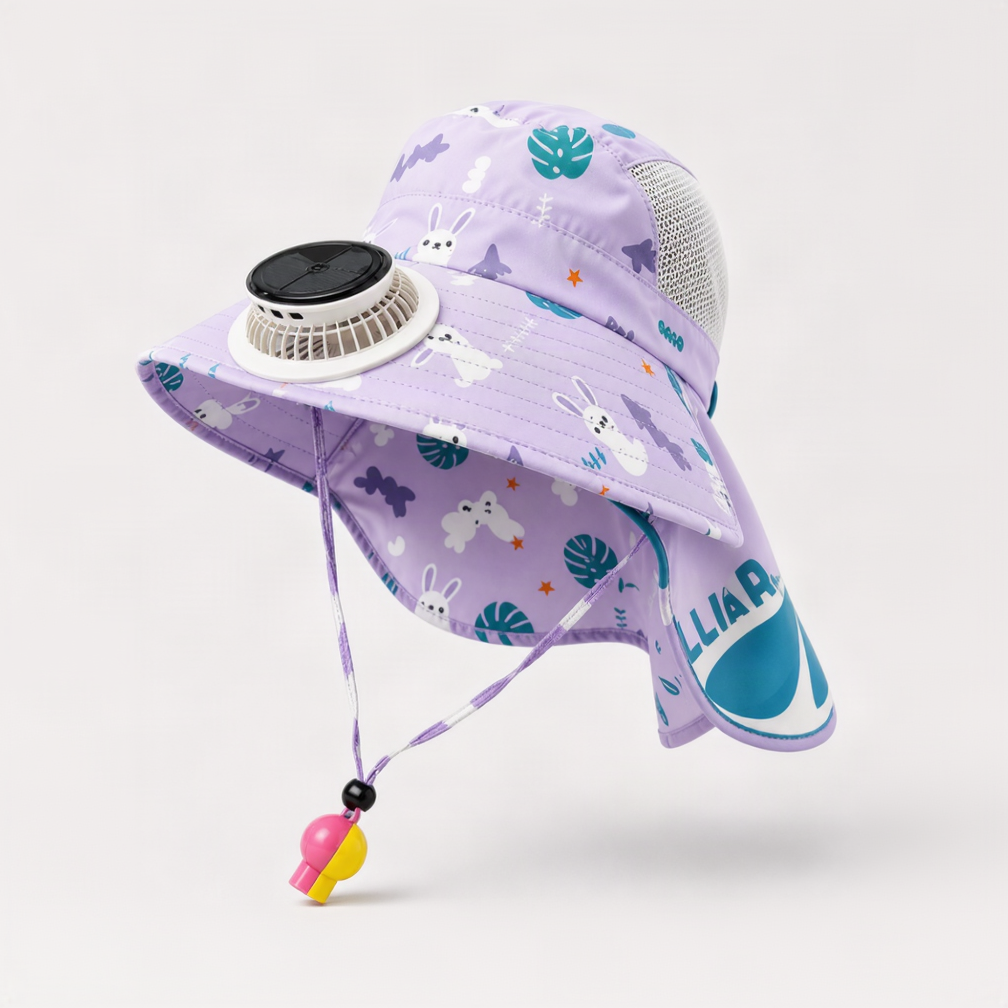 HappyShade – Solbeskyttelse og kjøling – Sommerhatt for barn med vifte