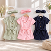 LittleLady – Elegant & Trender – Jumpsuit med sløyfe i livet