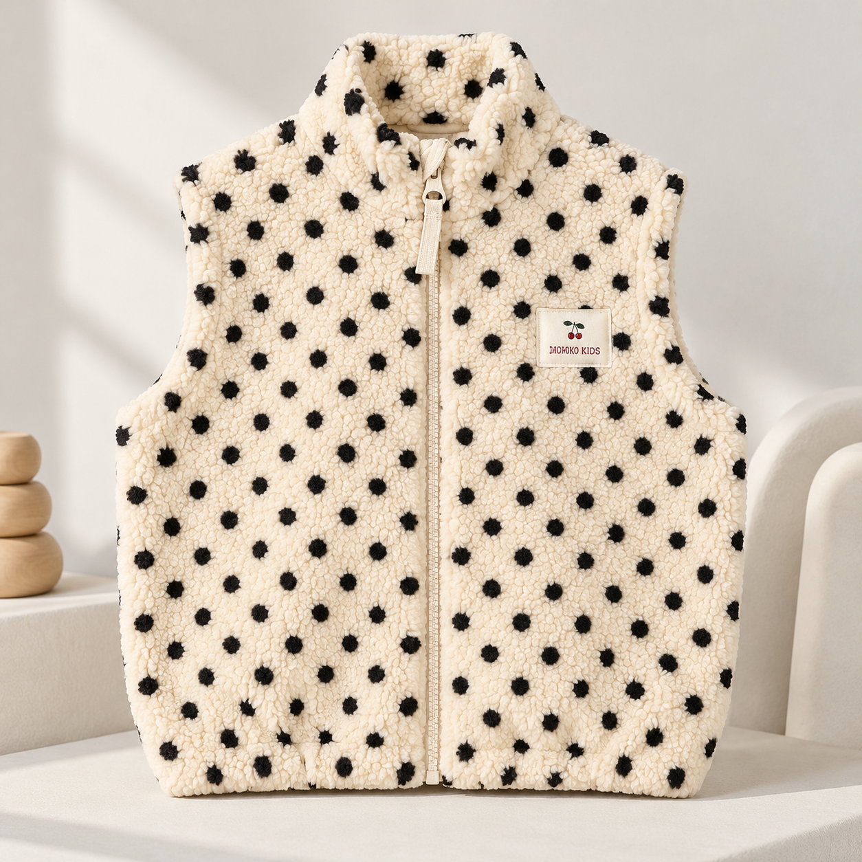 TinyWarm – Koselig og behagelig – Bodywarmer i plysj til barn