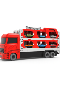Thumbnail for Mega Transporter - 9-i-1 Racesjov – Transformerbar leketøystruck