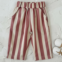 Thumbnail for SoftStripe – Myk og behagelig – babybukser med stripete mønster