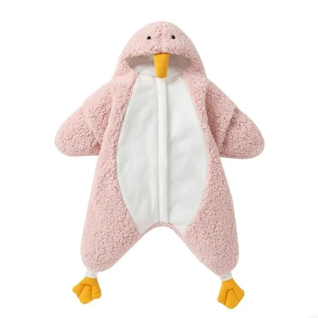 LittlePenguin – Myk og varm – Baby-pingvin-jumpsuit-sovepose