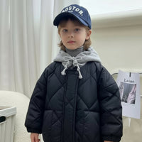 Thumbnail for CozyShield – Varm og tøff – Vattert hettejakke