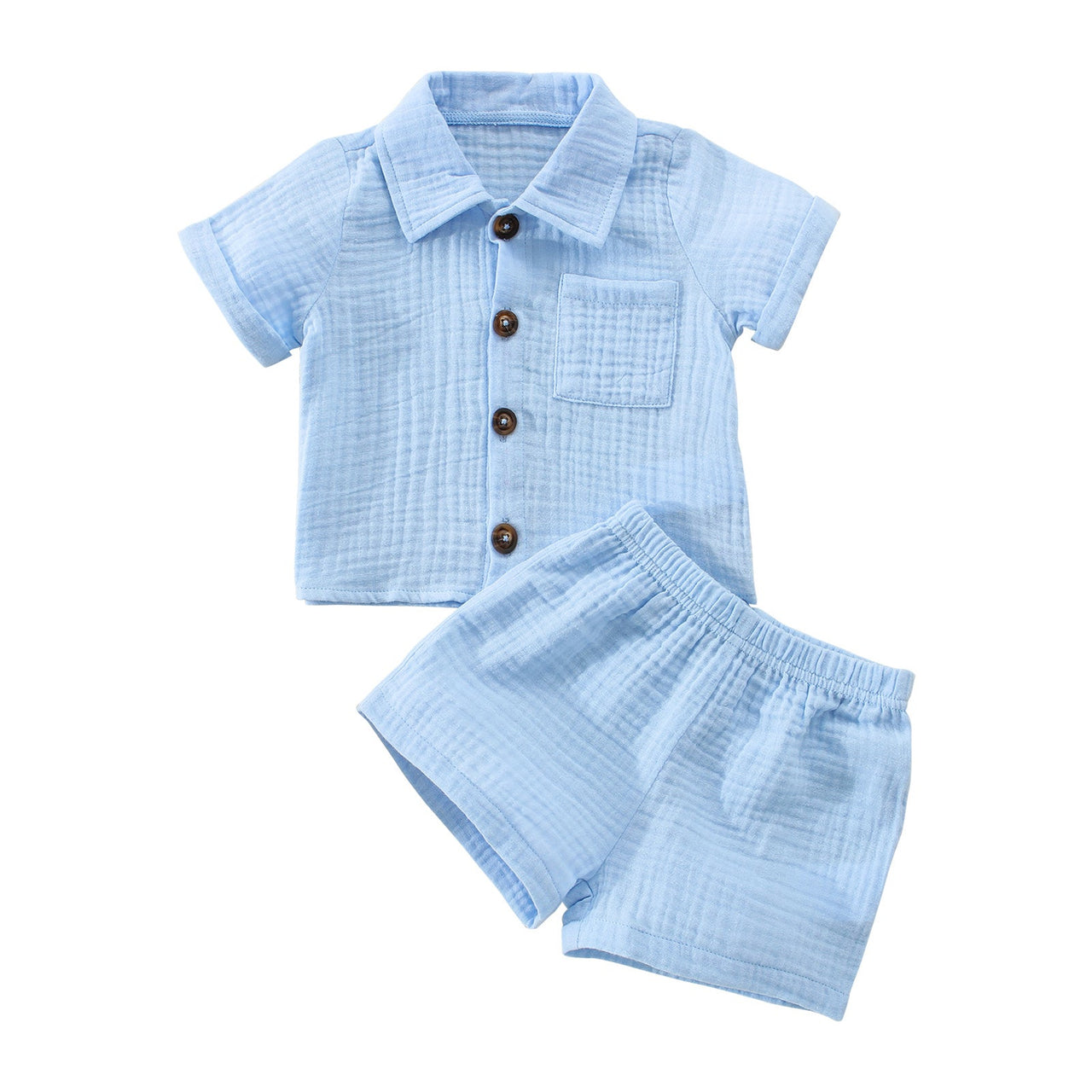Mini Fashion™ - Sommersett i bomull og lin - Behagelig komfort
