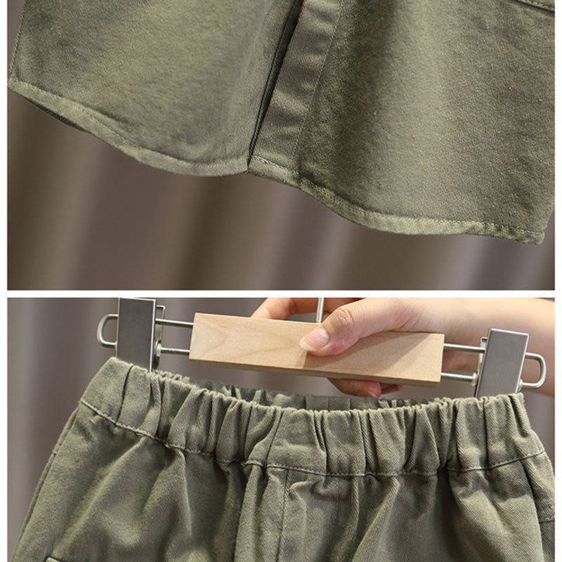 LittleExplorer – Komfortabel og stilig – Barnebukser og skjorte sett