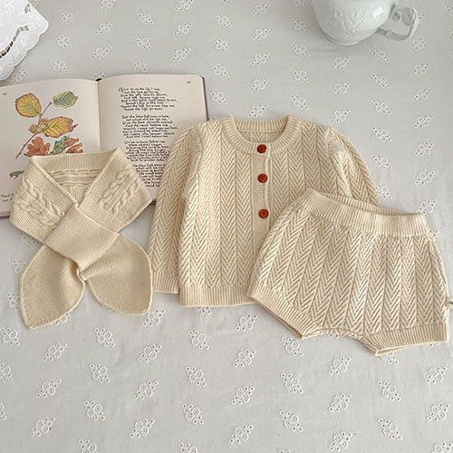 Mini Fashion™ - Søt look - Strikkede sett