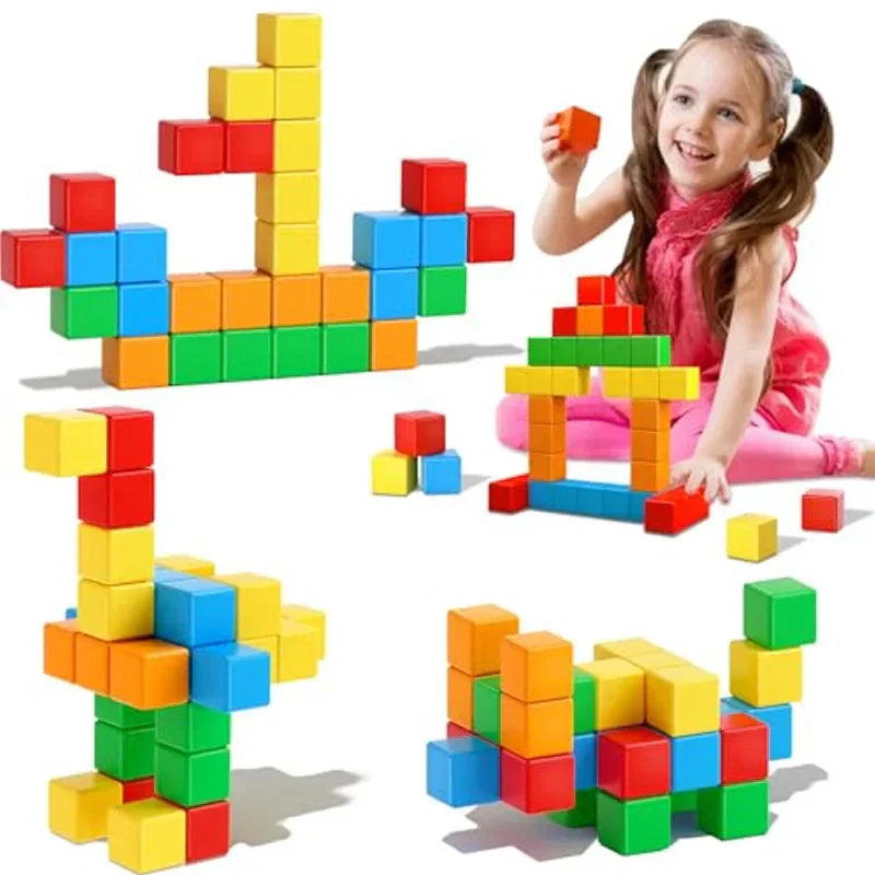 Magnet Toys – Lære og bygge – Magnetiske byggeklosser