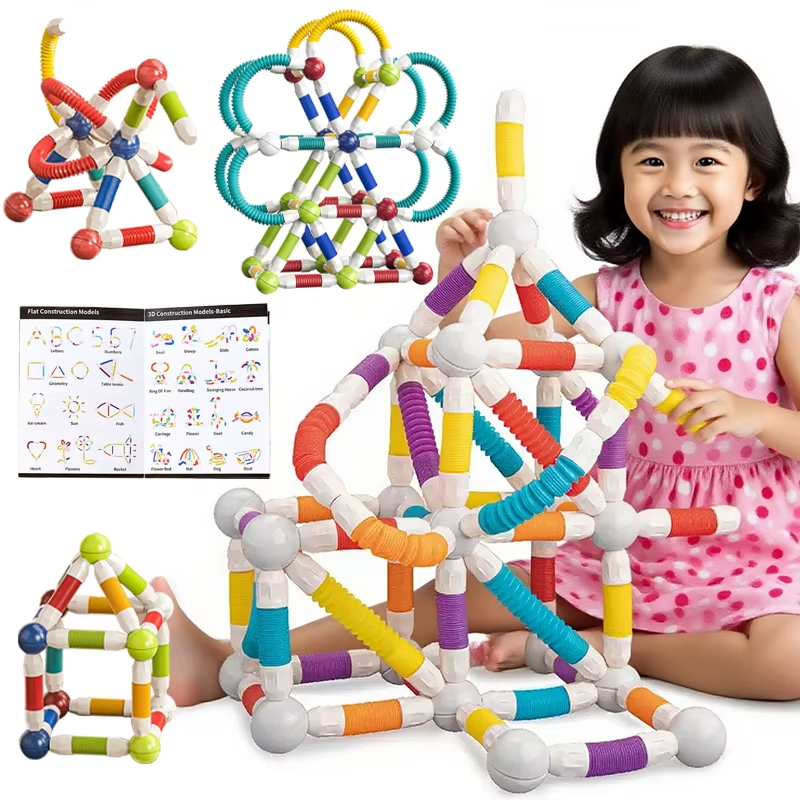 Magnetic Sticks - Endeløs bygging – fleksible magnetiske pinner