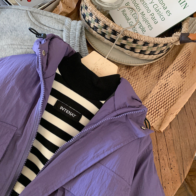 LiloWear – Vindtett og vannavstøtende – Barnejakke med hette