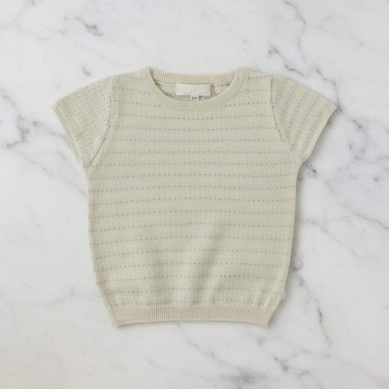 Bella Knit Top & Skirt – Lett og luftig – Strikket sommersett til barn