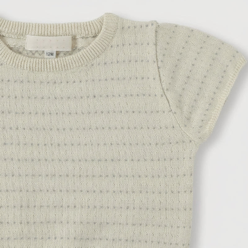Bella Knit Top & Skirt – Lett og luftig – Strikket sommersett til barn