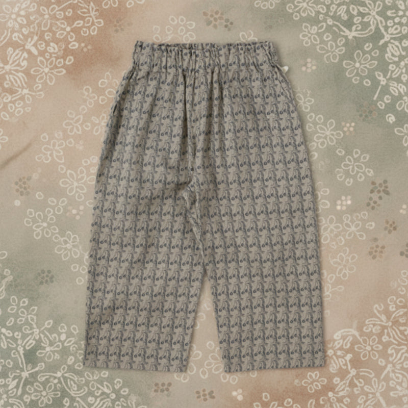 Plaid Cotton Pants – Luftig og pustende – Uformelle bukser i ballong-/haremstil