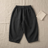 Thumbnail for Plaid Cotton Pants – Luftig og pustende – Uformelle bukser i ballong-/haremstil