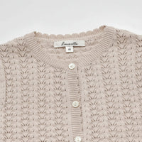 Thumbnail for Buttoned Cardigan – Myk og behagelig – Strikket barnevest