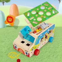 Thumbnail for Montessori Animal Matching Toy – Lærerikt og interaktivt – Pussel-lekebil