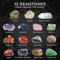Thumbnail for Gemstone Dig Kit – Oppdagelse & læring – Krystallutgravingssett