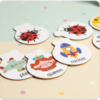 Thumbnail for Wooden Letter Matching Game – Læring og lek – Alfabetpuslespill