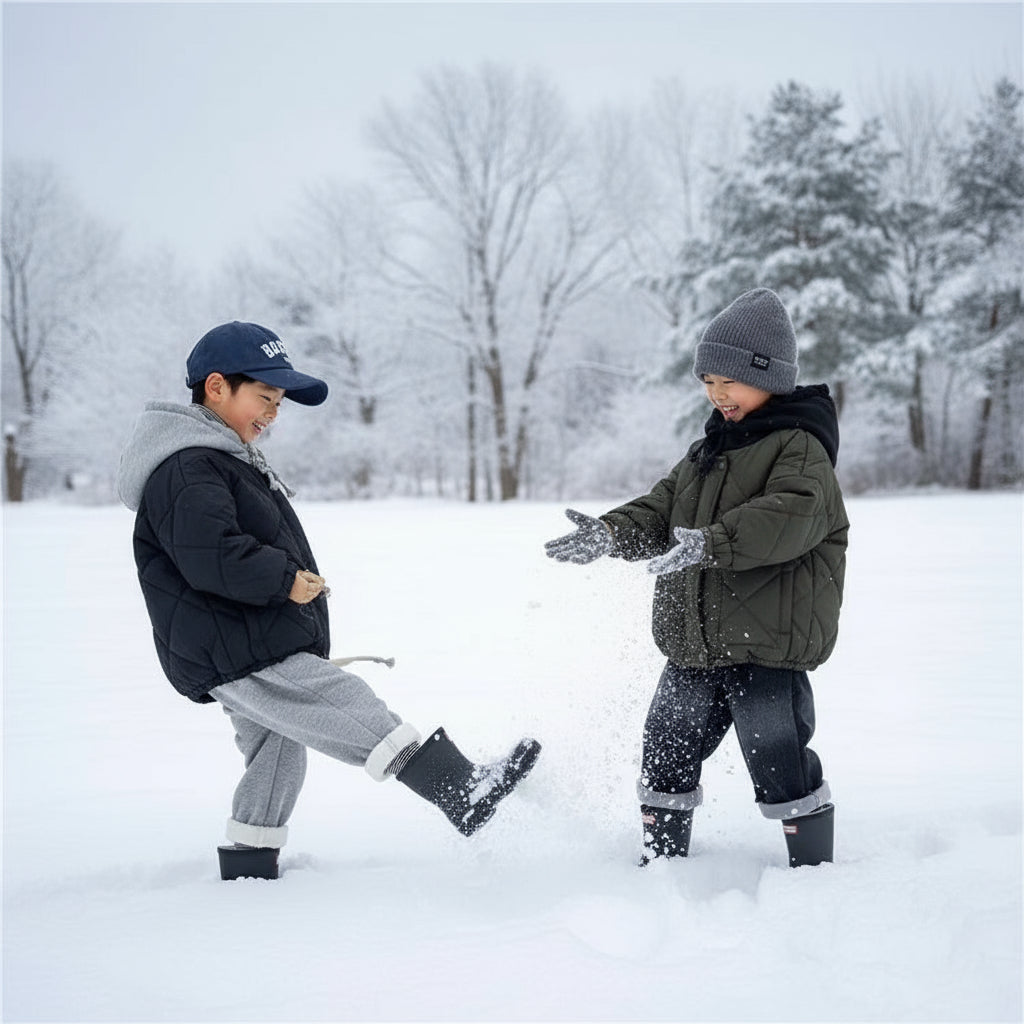 CozyShield – Varm og tøff – Vattert hettejakke