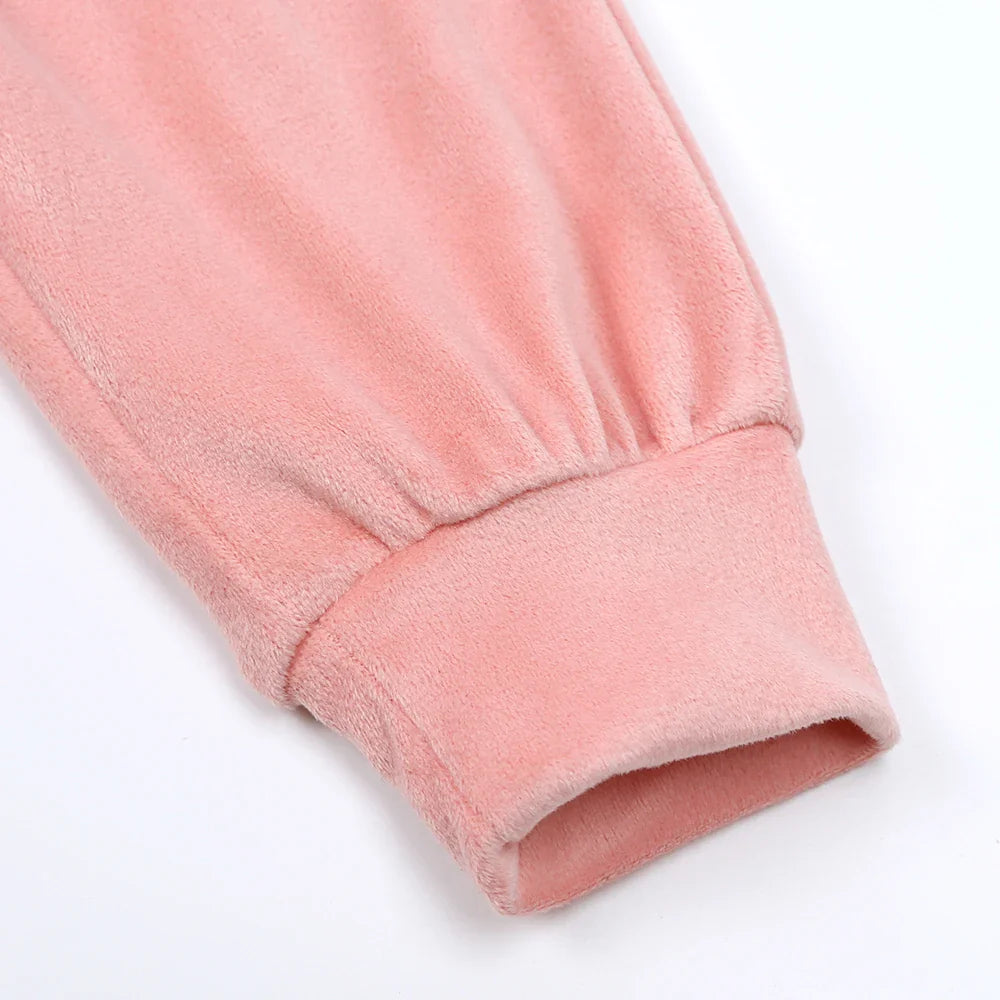 Kids Tales – Varm og behagelig – Velour-treningsdrakt for barn