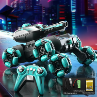 Thumbnail for CrazyWheels – Kult og spennende – RC-tankbil med gelball-skytter