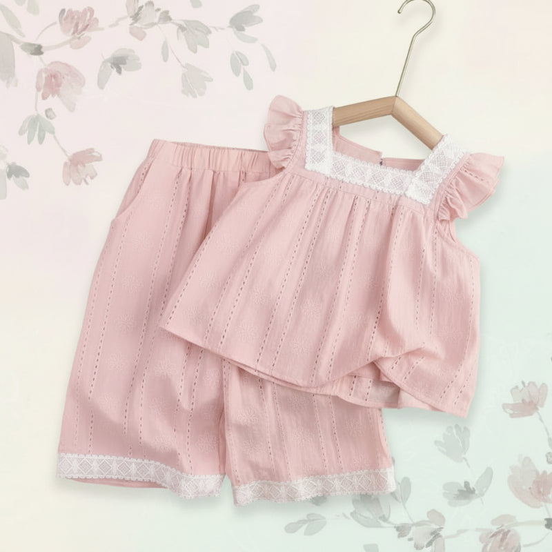 Sleeveless Tops & Pants – Mykt og stilig – Sommersett til barn